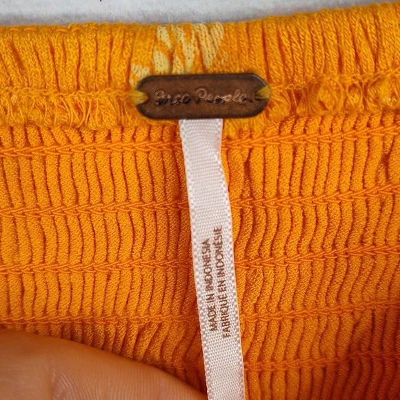 Free People Lana Floral Smocked Blouse - Picture 8 of 11